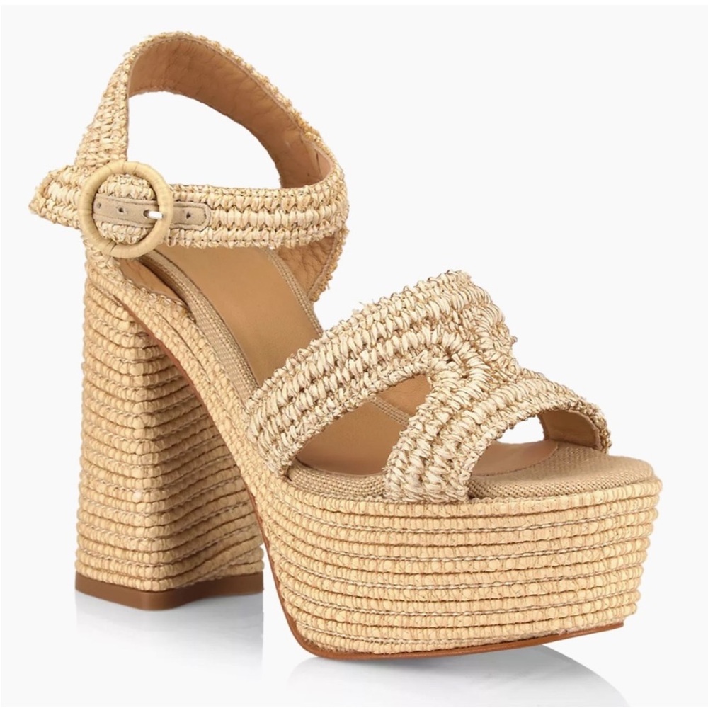 Castaner Women's Yellow Wedge Sandals